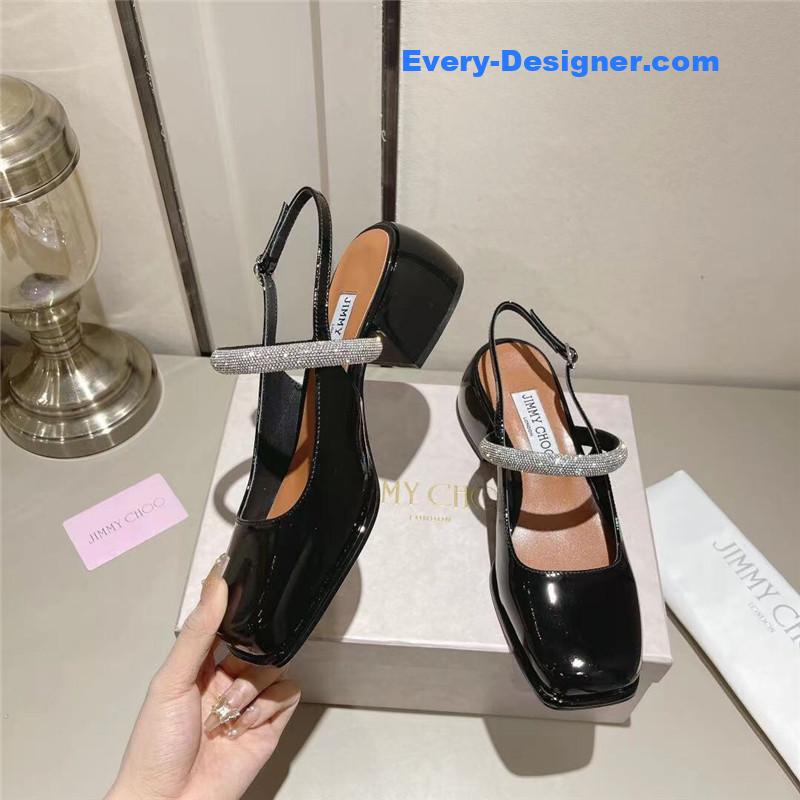 J1m*y Ch00 rhinestone sandals