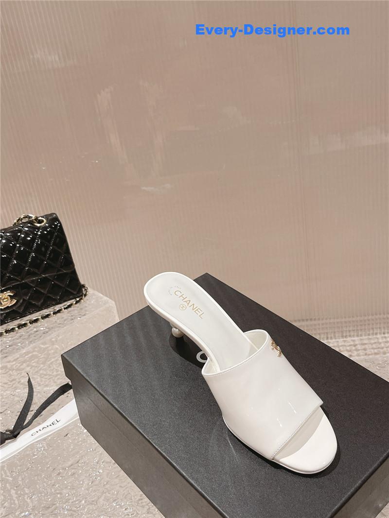 CC hot style shoe upper big logo slippers