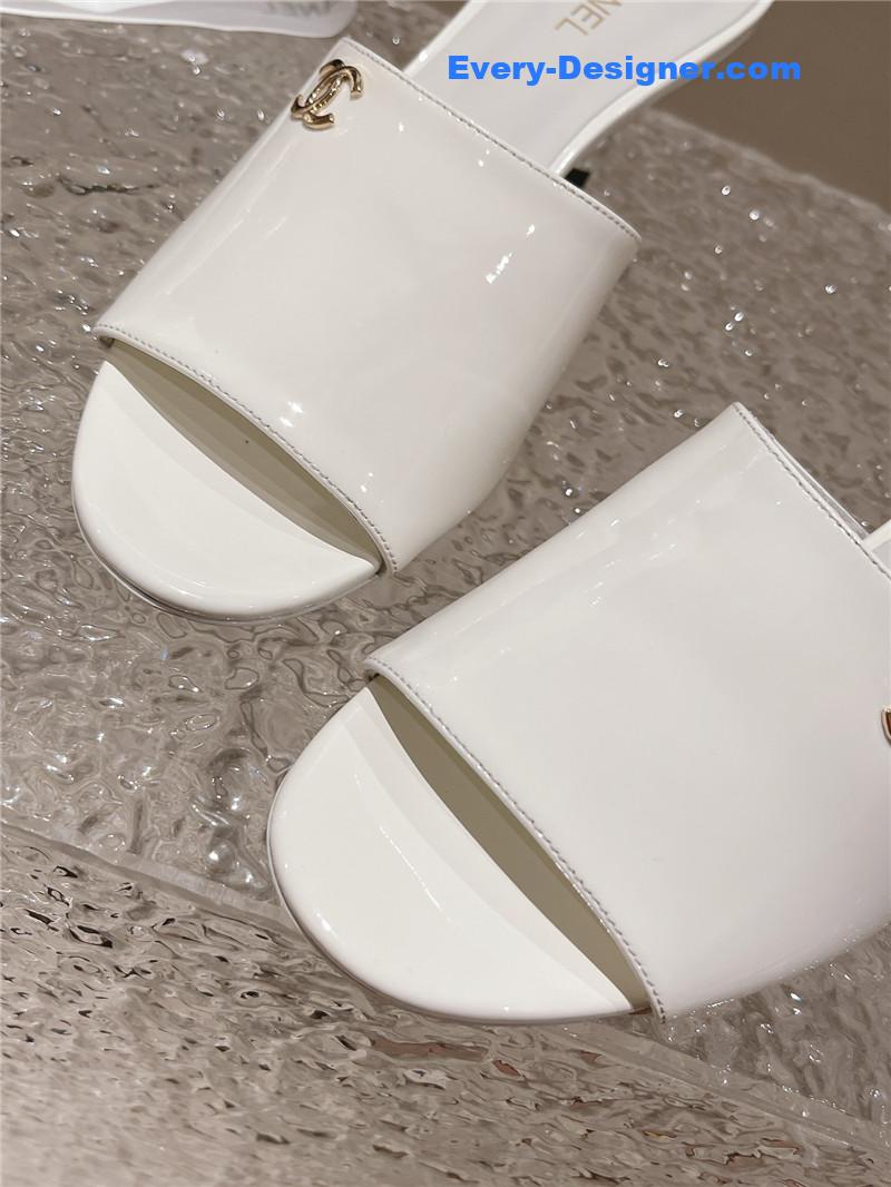 CC hot style shoe upper big logo slippers