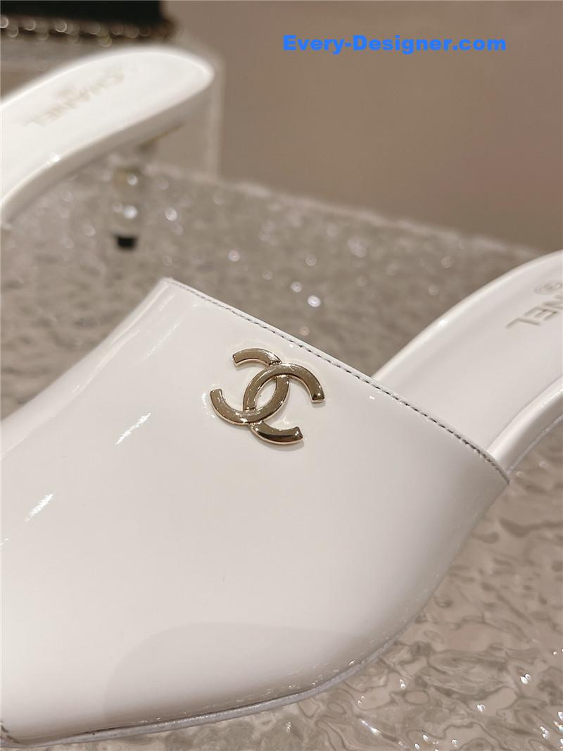 CC hot style shoe upper big logo slippers