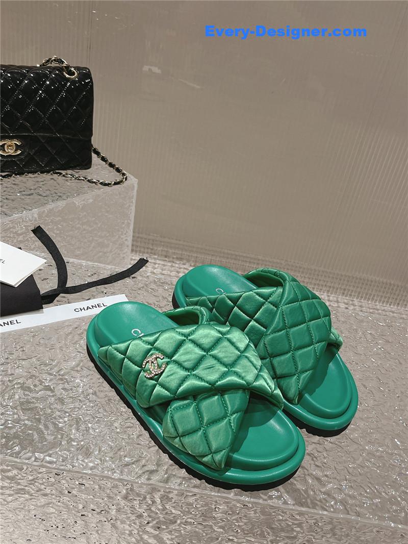 CC Lingge Velcro Thick Bottom Bread Lazy Slippers