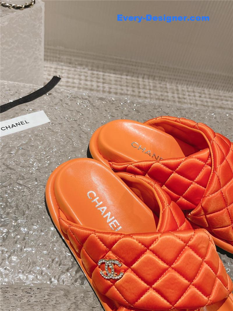 CC Lingge Velcro Thick Bottom Bread Lazy Slippers