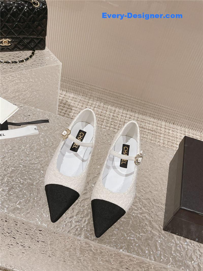 CC new sunflower buckle Mary Jane shoes