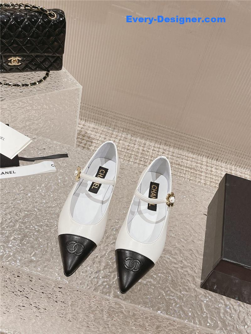 CC new sunflower buckle Mary Jane shoes