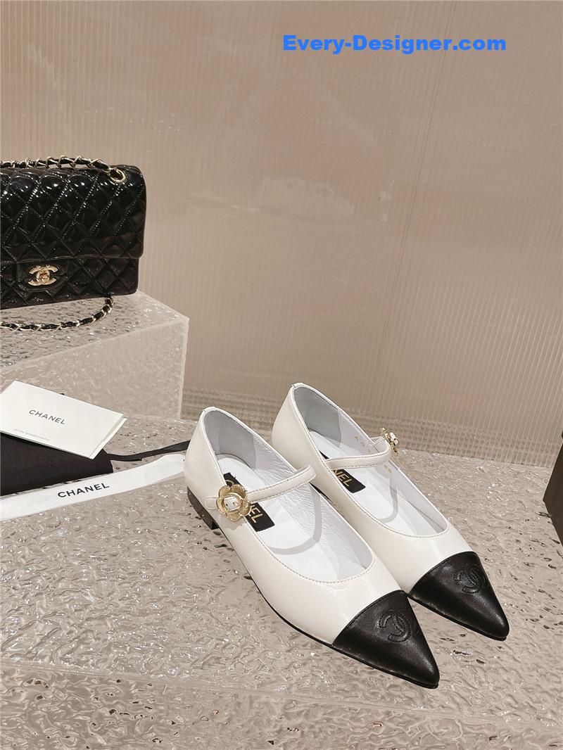 CC new sunflower buckle Mary Jane shoes