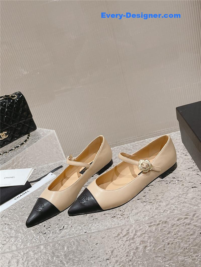 CC new sunflower buckle Mary Jane shoes