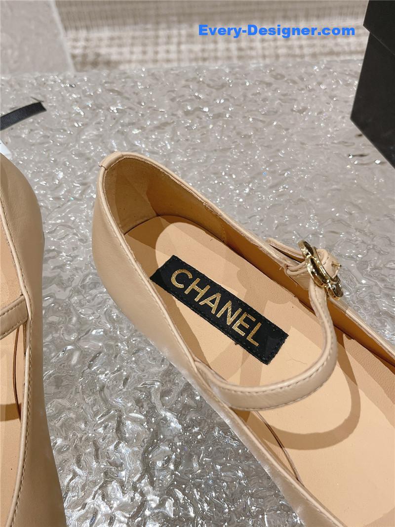 CC new sunflower buckle Mary Jane shoes