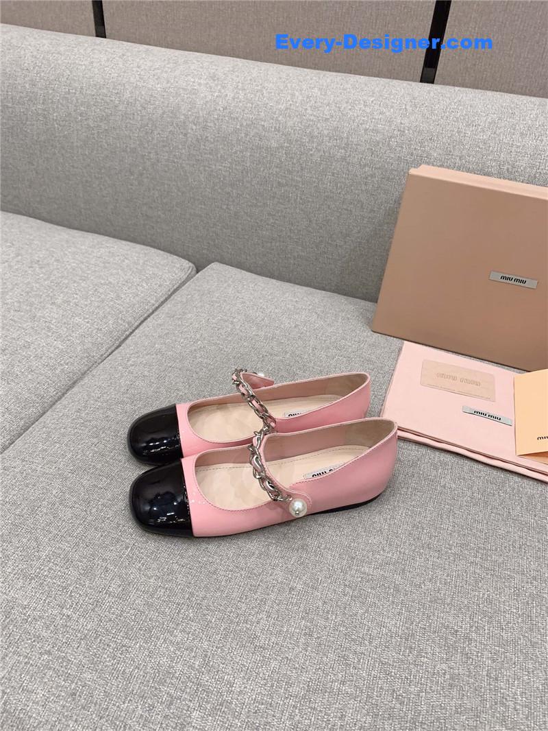 M1um1u new princess girl style mary jane series flat shoes