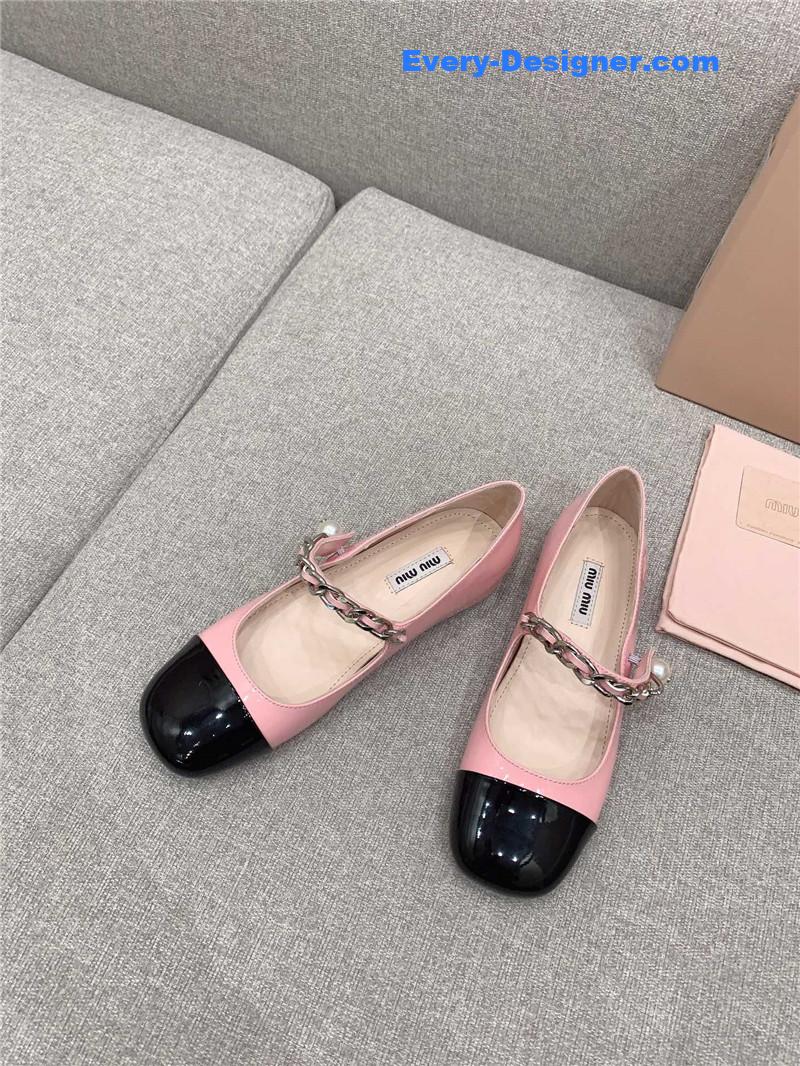 M1um1u new princess girl style mary jane series flat shoes