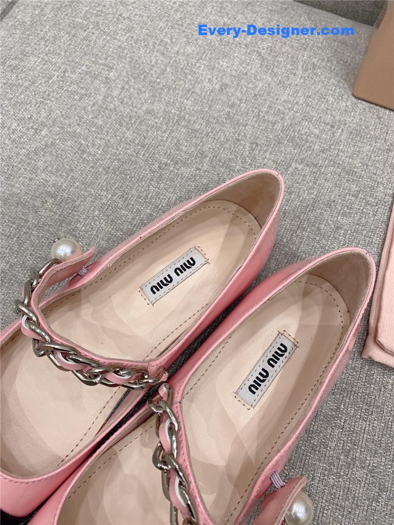 M1um1u new princess girl style mary jane series flat shoes