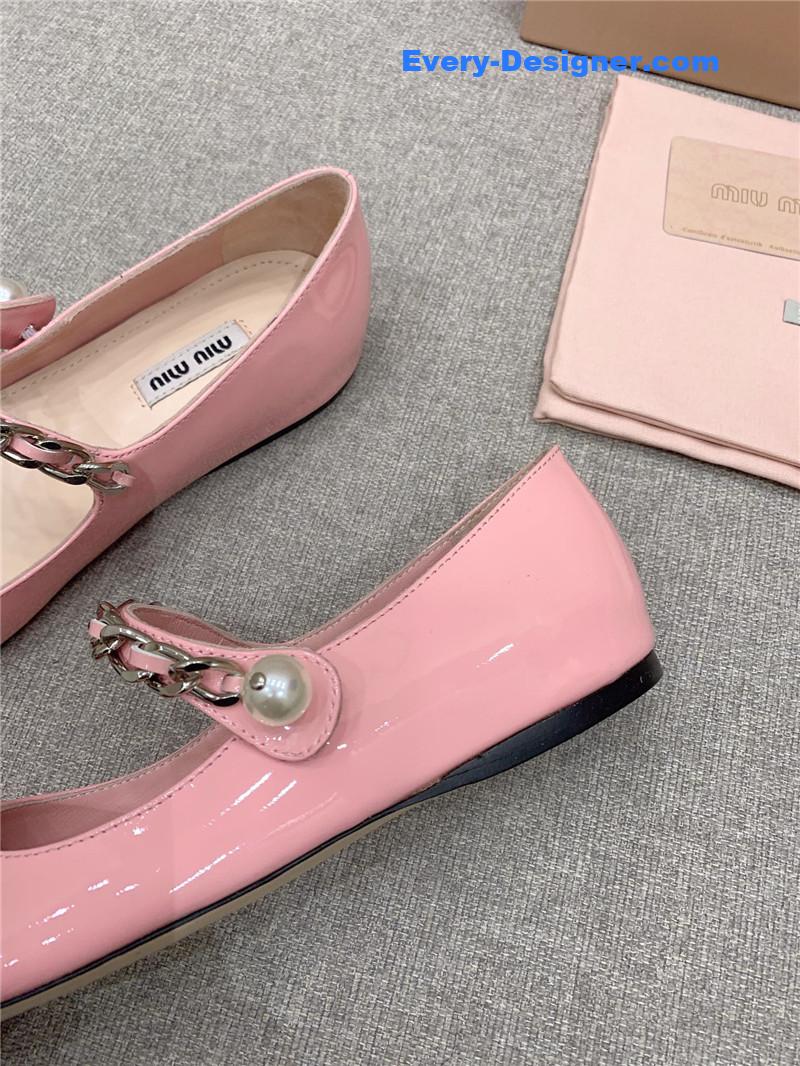M1um1u new princess girl style mary jane series flat shoes