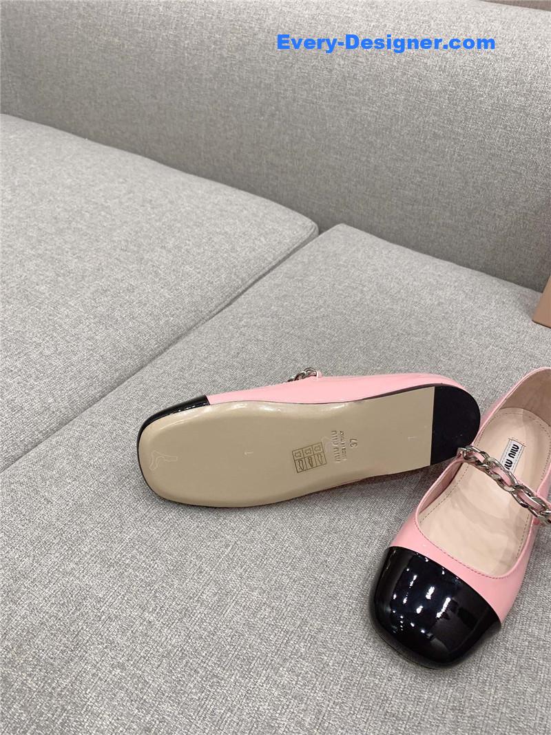 M1um1u new princess girl style mary jane series flat shoes