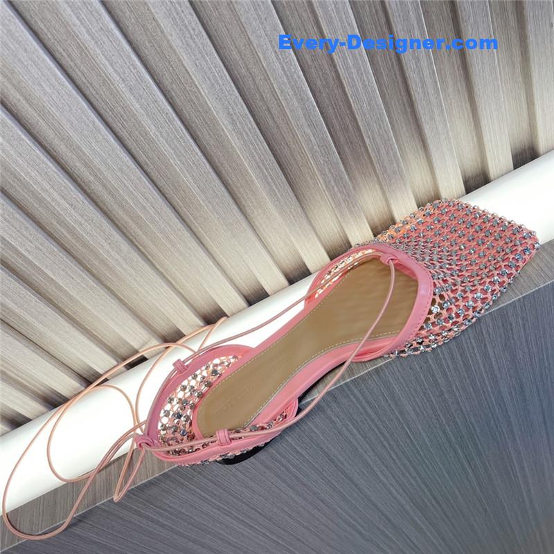 b0tt*ga ven*ta D1am0nd mesh sandals