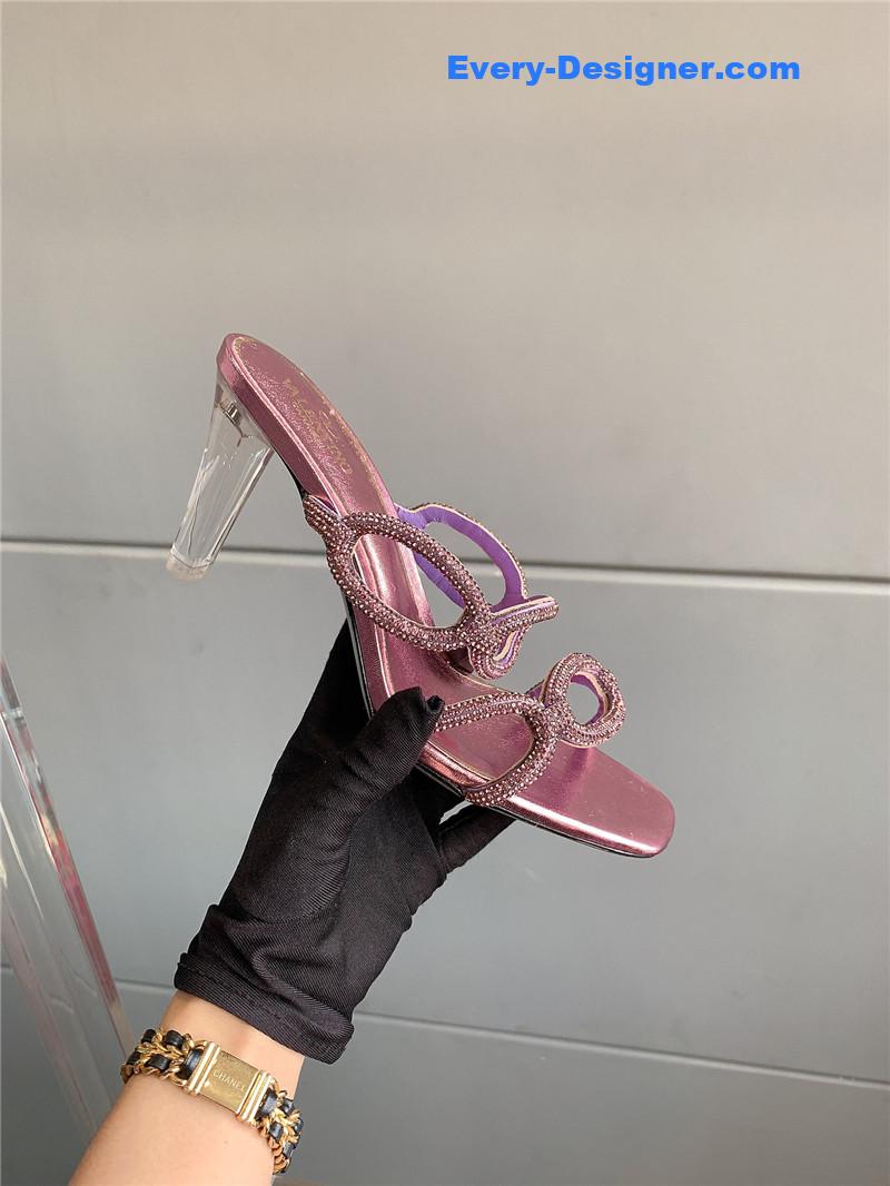 Va1e*ntin0 sequined crystal women sandals