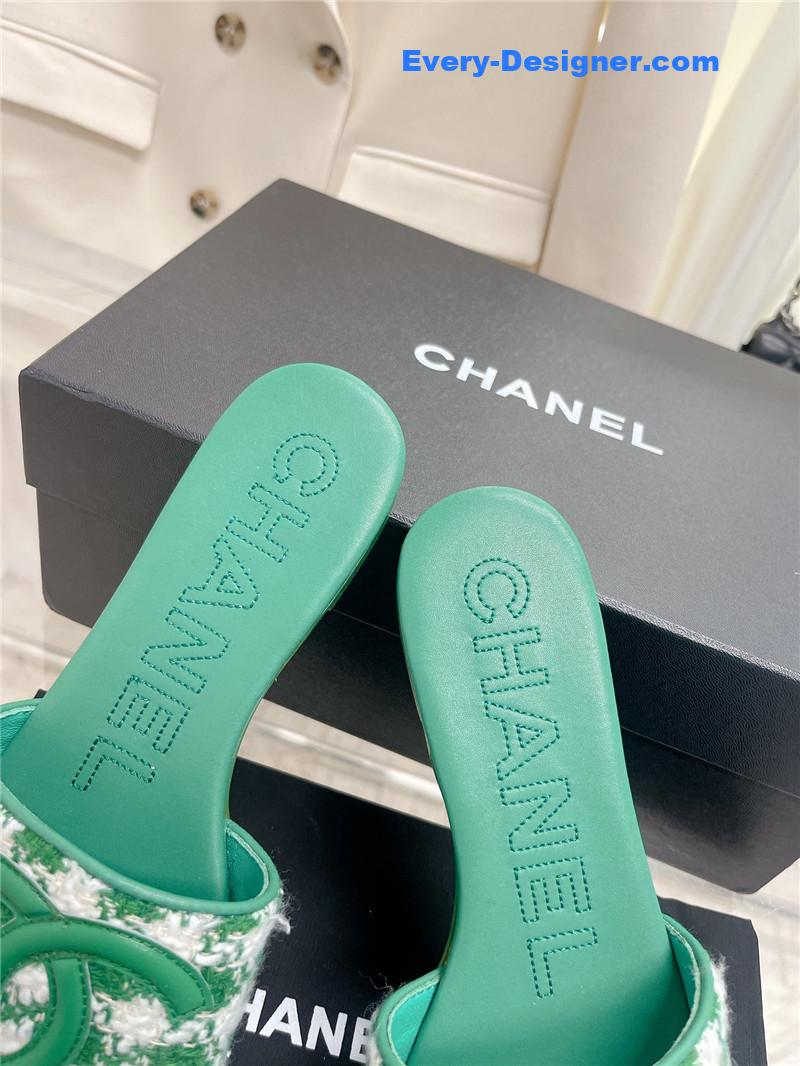 CC pure handmade lozenge car line slippers