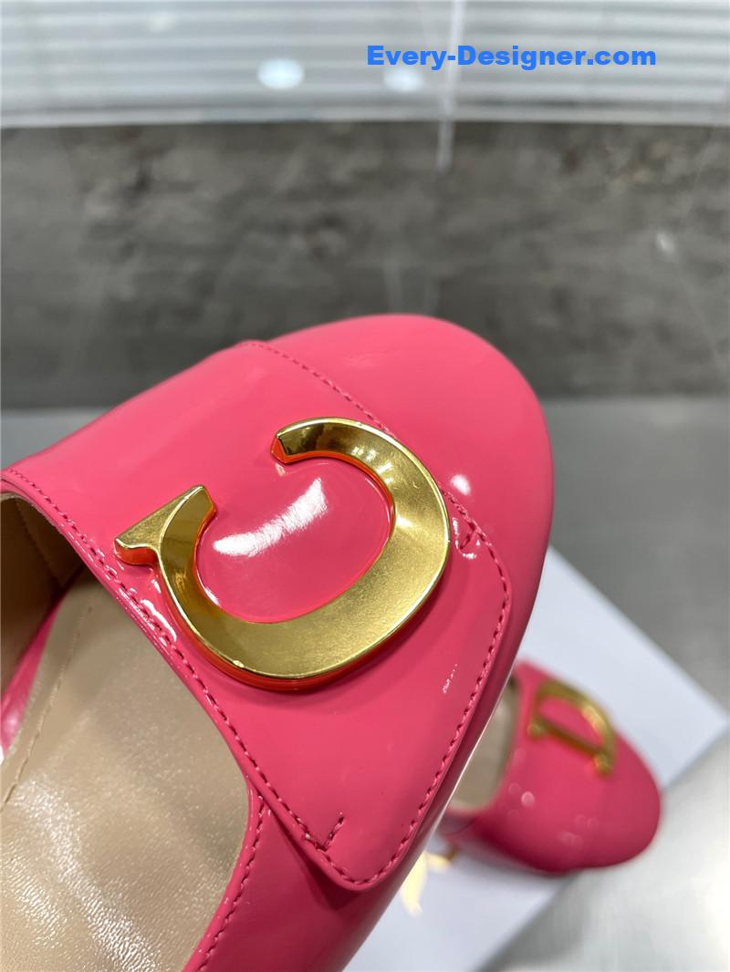 D10r new baotou chunky heel sandals