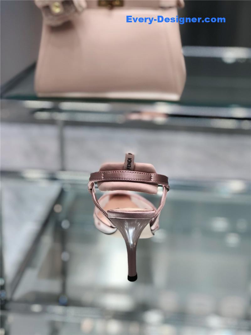 F**di new ff graceful streamlined colibrì slingback shoes