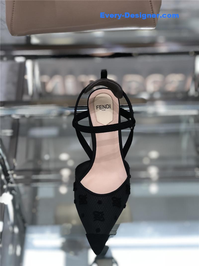 F**di new ff graceful streamlined colibrì slingback shoes