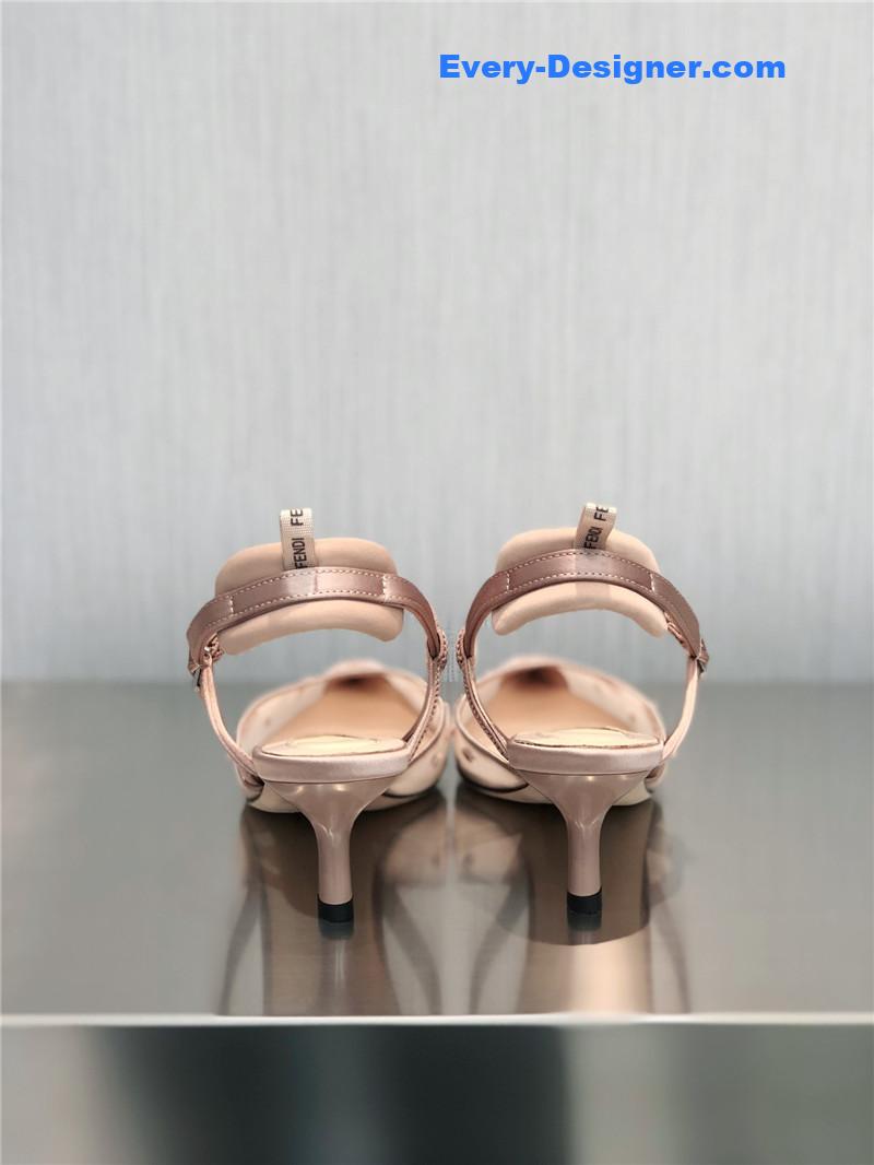 F**di new ff graceful streamlined colibrì slingback shoes