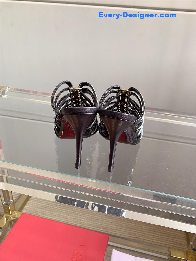 Va1e*ntin0 summer new high heel slippers