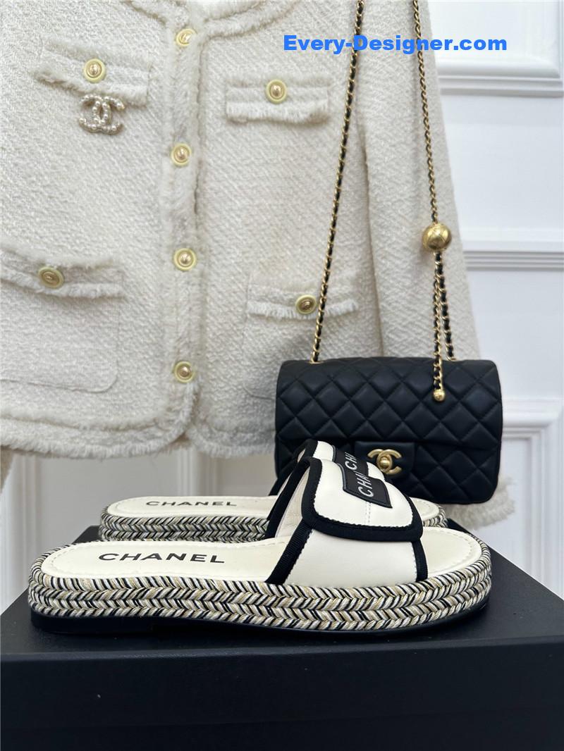 CC velcro lazy slippers