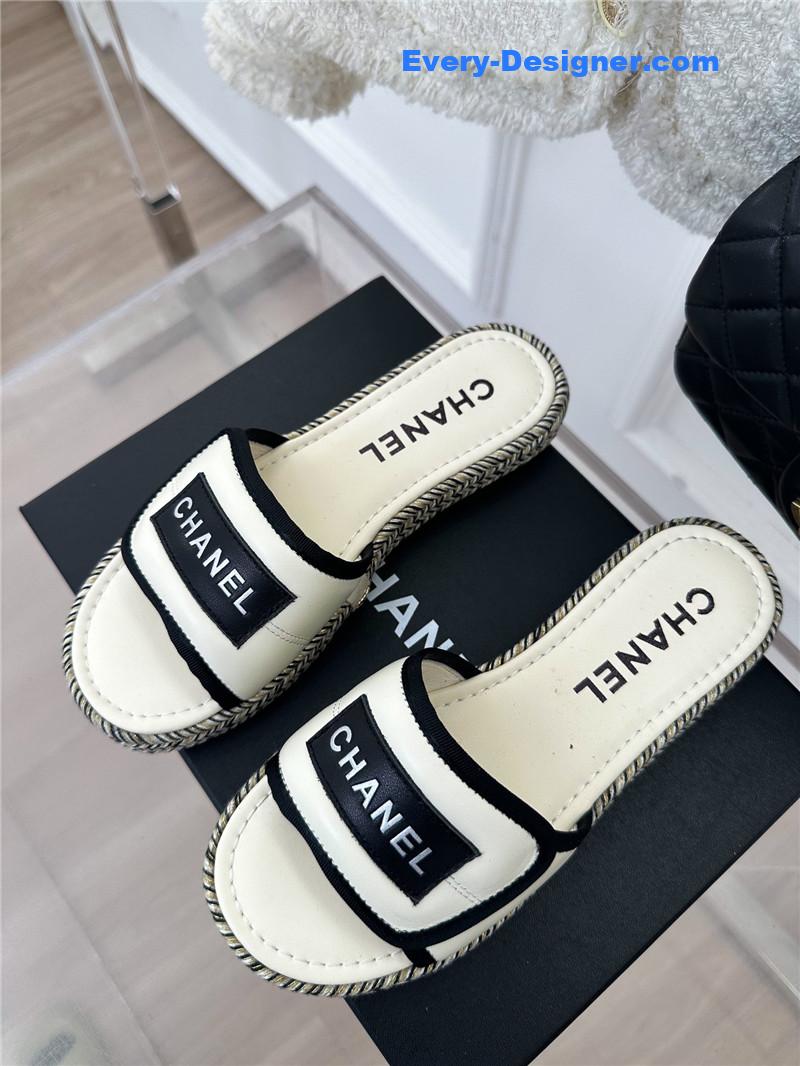 CC velcro lazy slippers