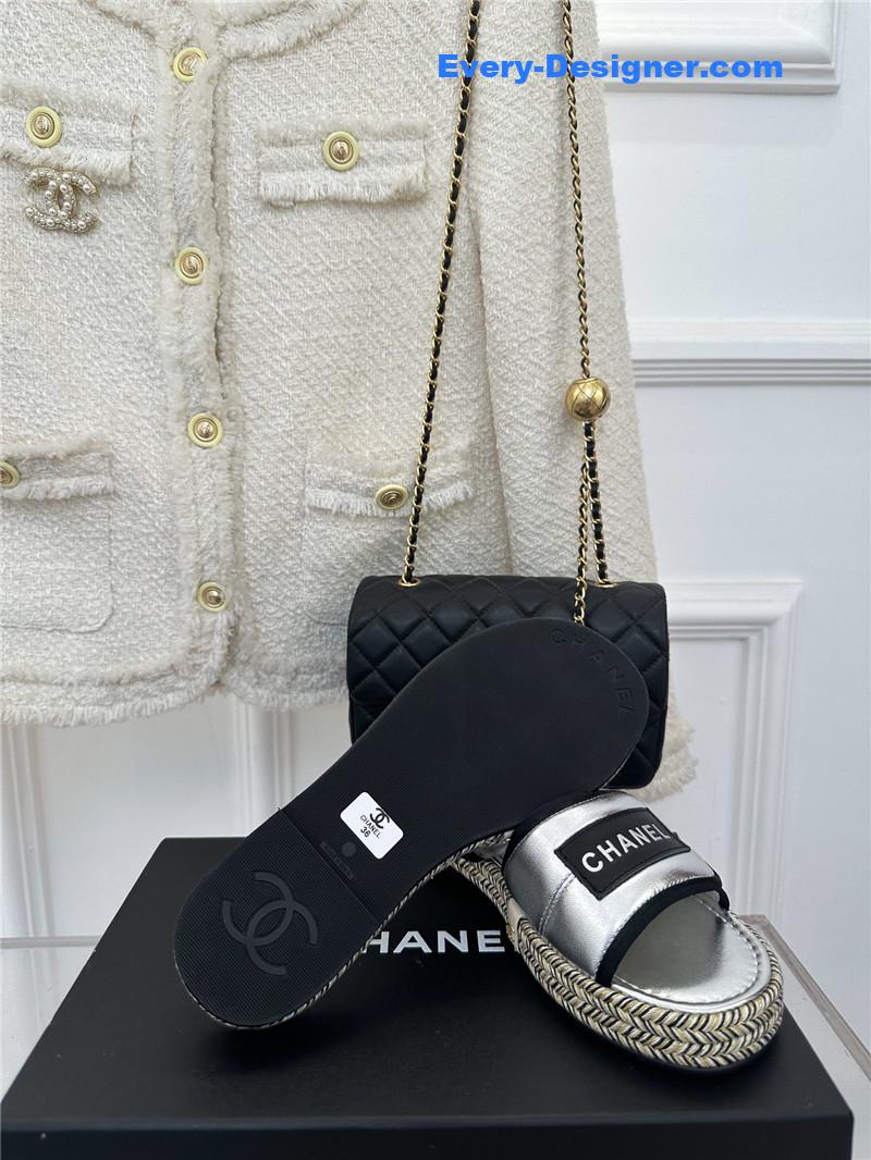 CC velcro lazy slippers