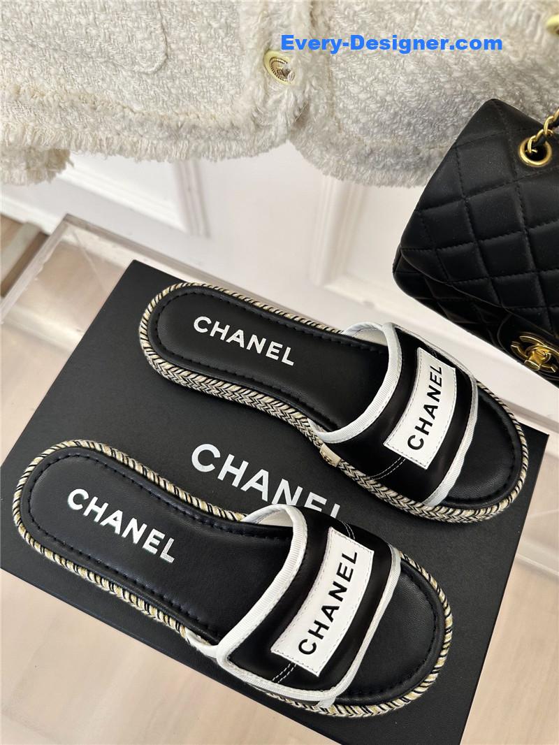 CC velcro lazy slippers