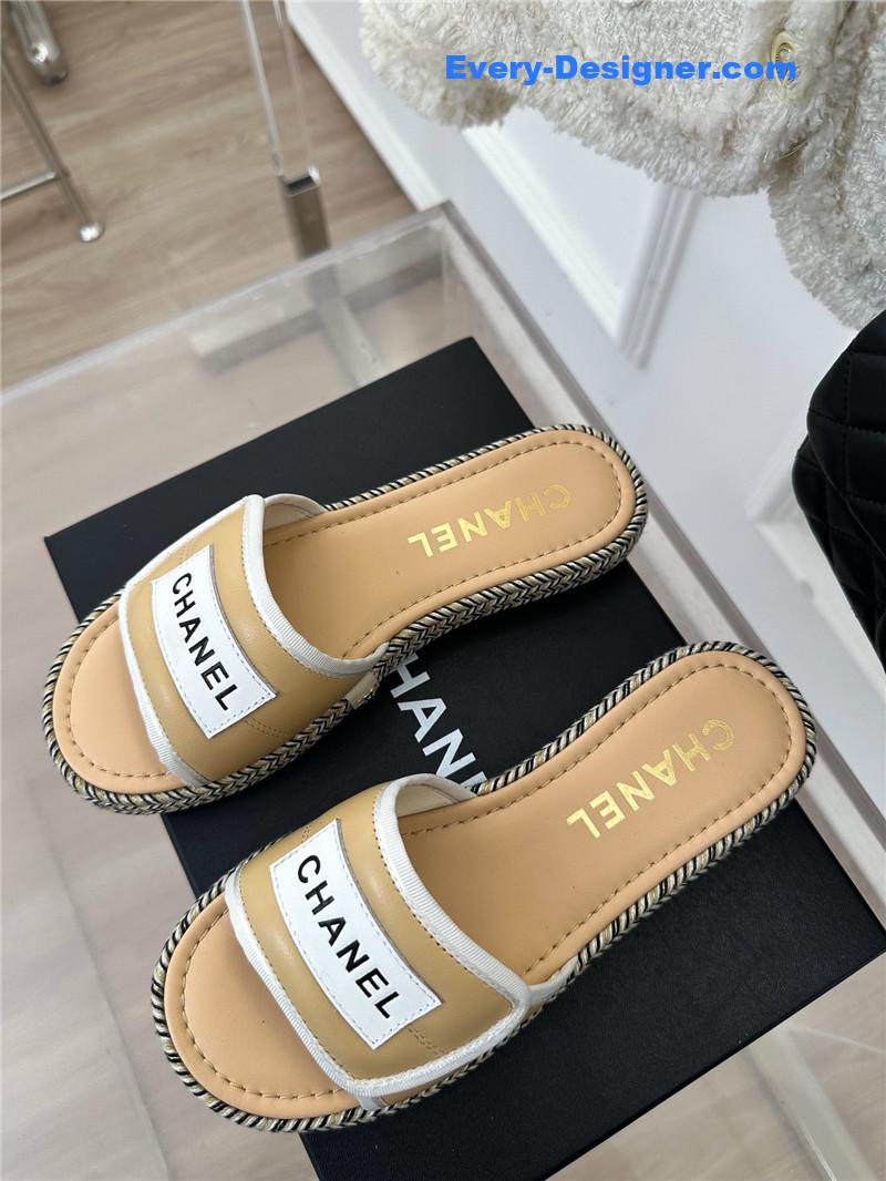 CC velcro lazy slippers