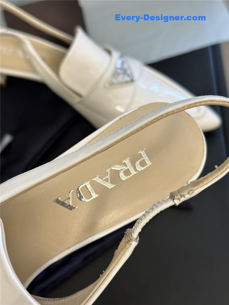 Pra*a triangle logo sneakers