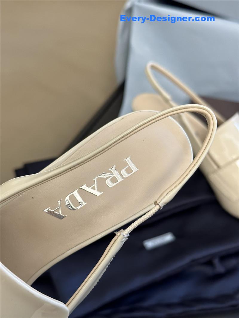 Pra*a triangle logo sneakers