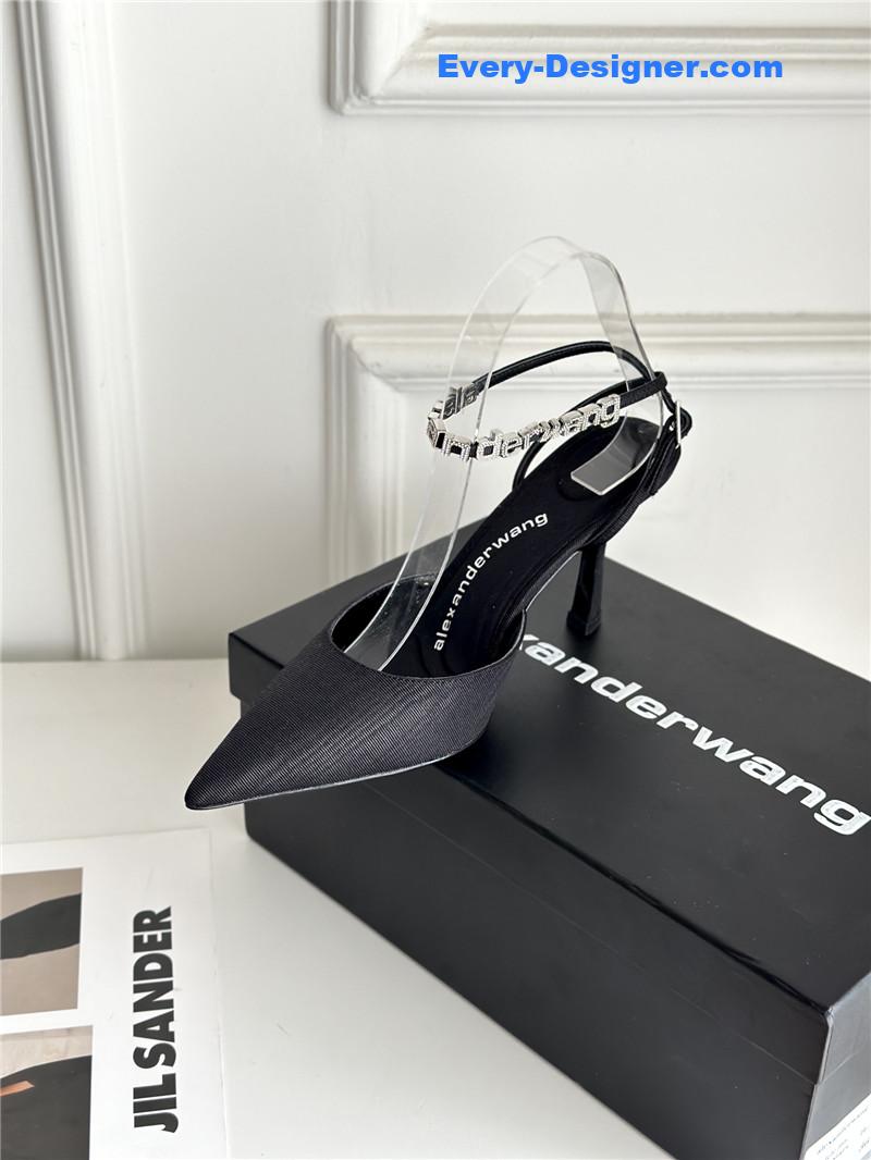 A1exa*der wang letter rhinestone sandals