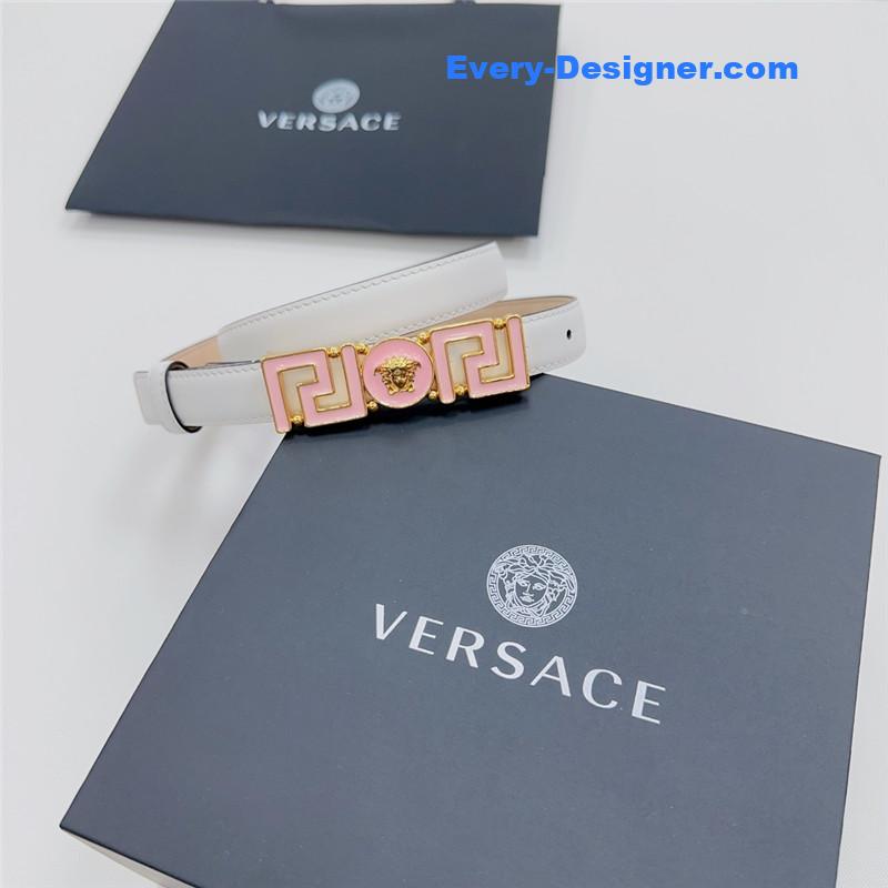 Versace reversible original calfskin nubuck bottom belt