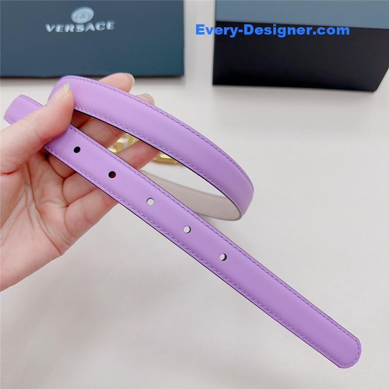 Versace reversible original calfskin nubuck bottom belt