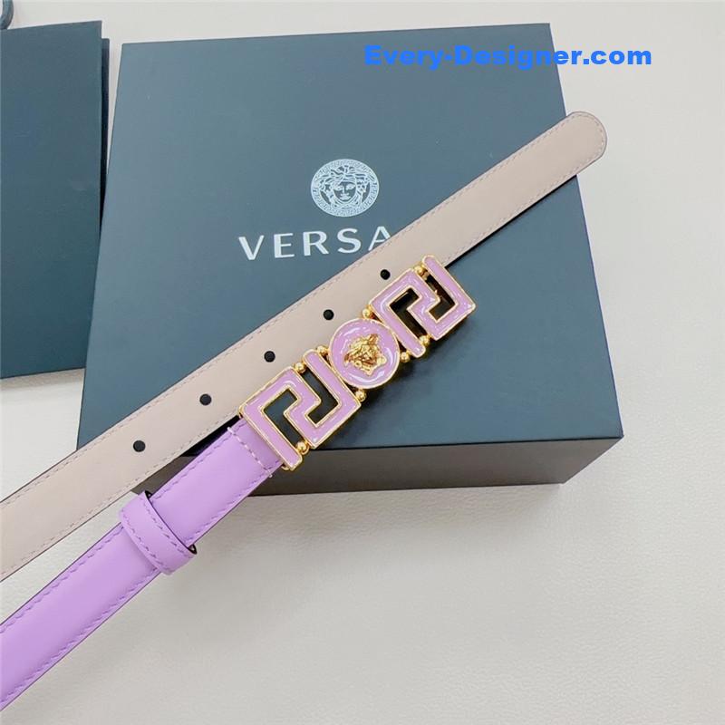 Versace reversible original calfskin nubuck bottom belt