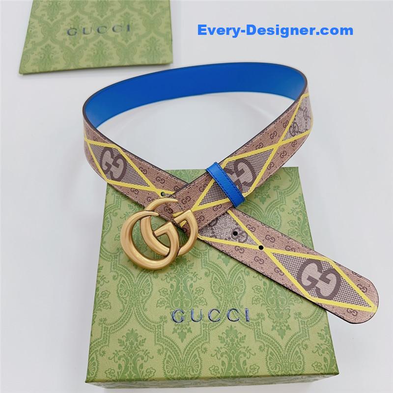 Gvc*1 new double-sided original calfskin belt