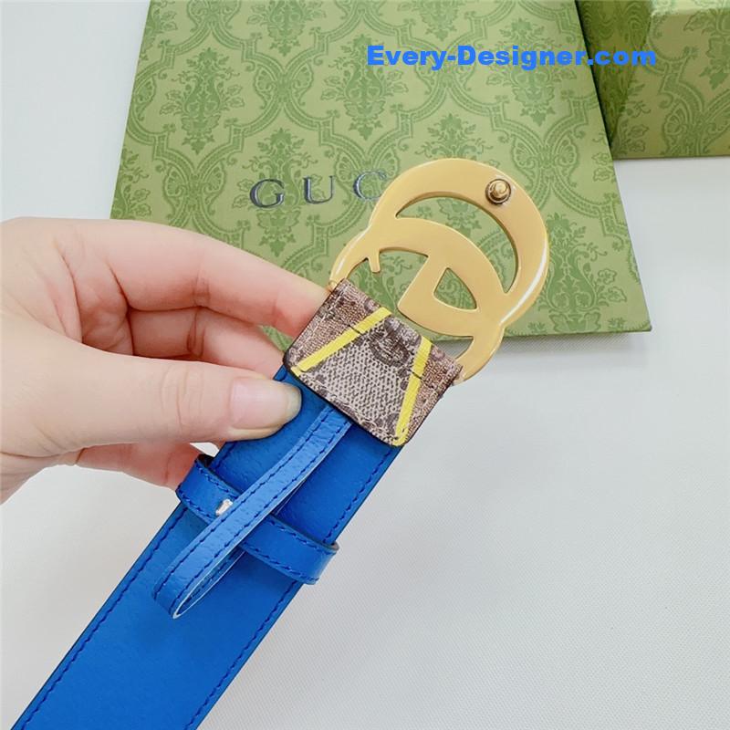 Gvc*1 new double-sided original calfskin belt