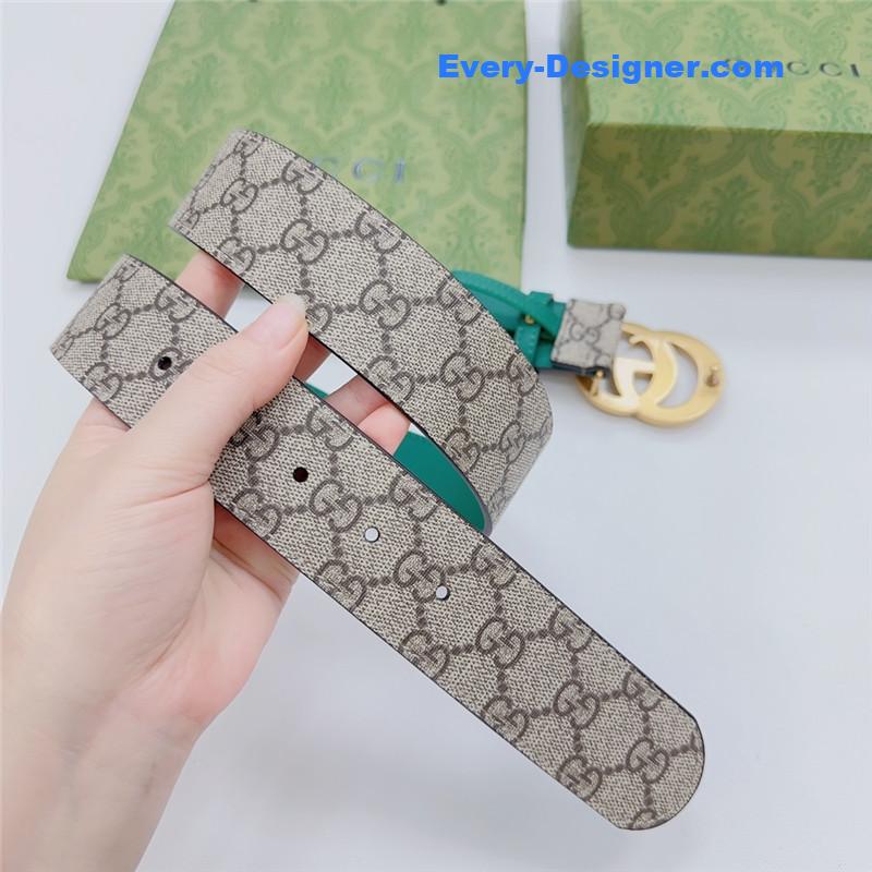 Gvc*1 new double-sided original calfskin belt