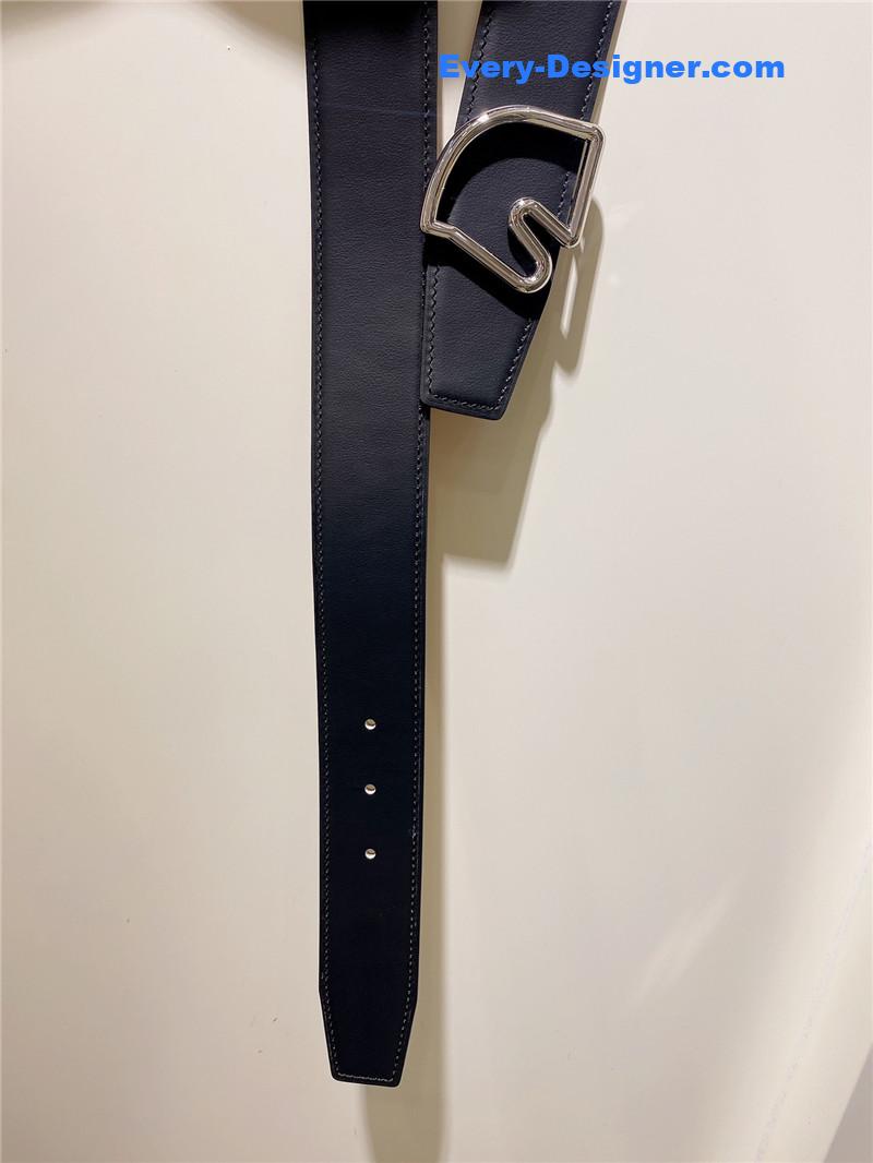 H**me5 palladium-plated metal buckle belt