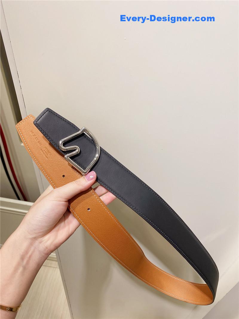 H**me5 palladium-plated metal buckle belt