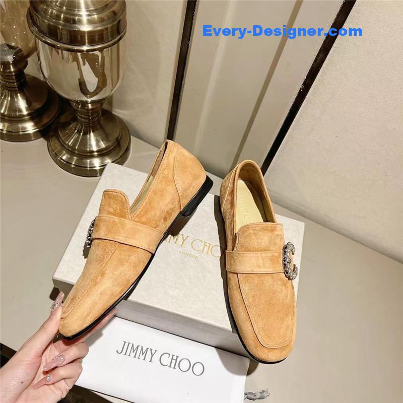 J1m*y Ch00 deanna low heel loafers