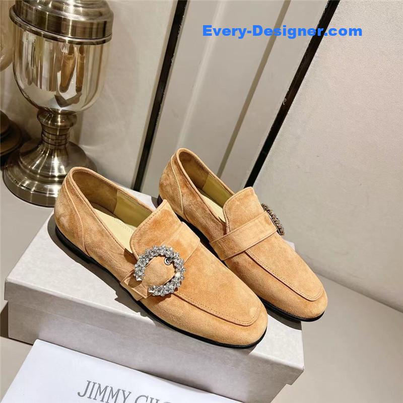 J1m*y Ch00 deanna low heel loafers