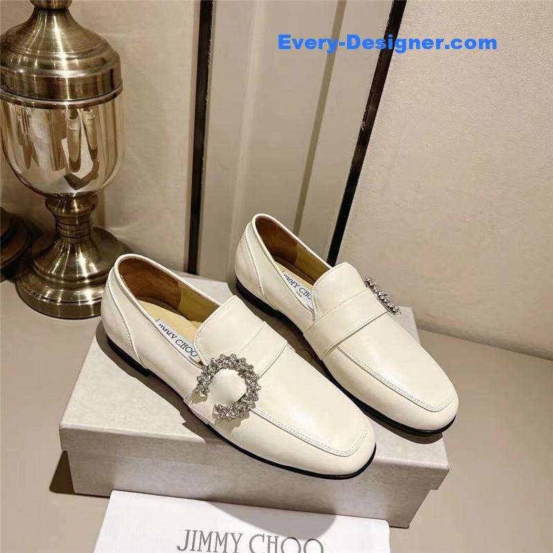 J1m*y Ch00 deanna low heel loafers