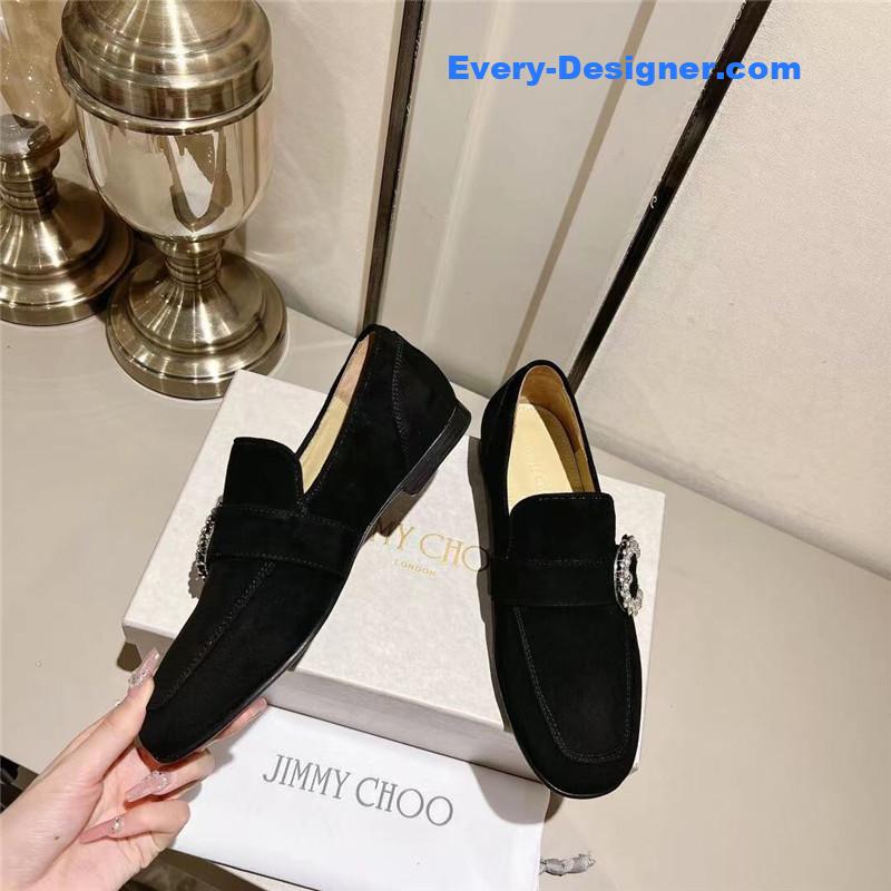 J1m*y Ch00 deanna low heel loafers