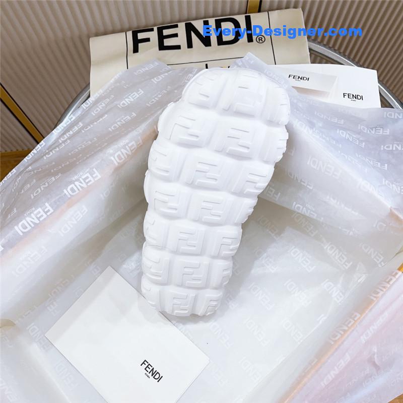 F**di environmentally friendly rubber couple slippers