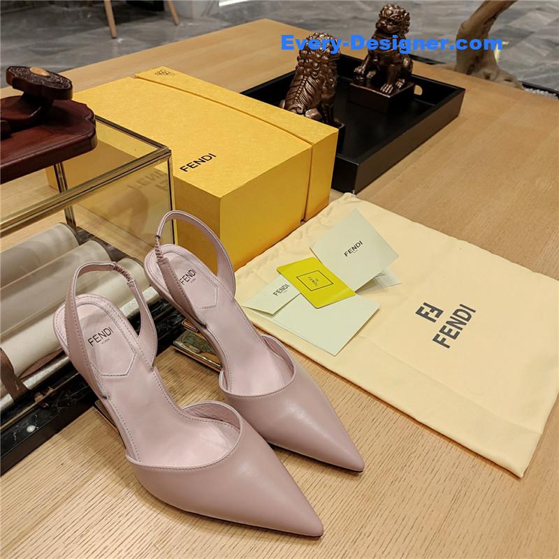 F**di strappy toe high heel sandals