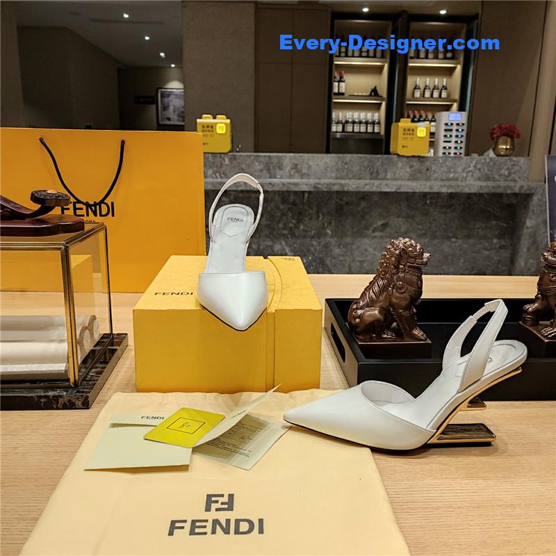 F**di strappy toe high heel sandals