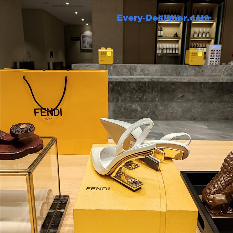 F**di strappy toe high heel sandals