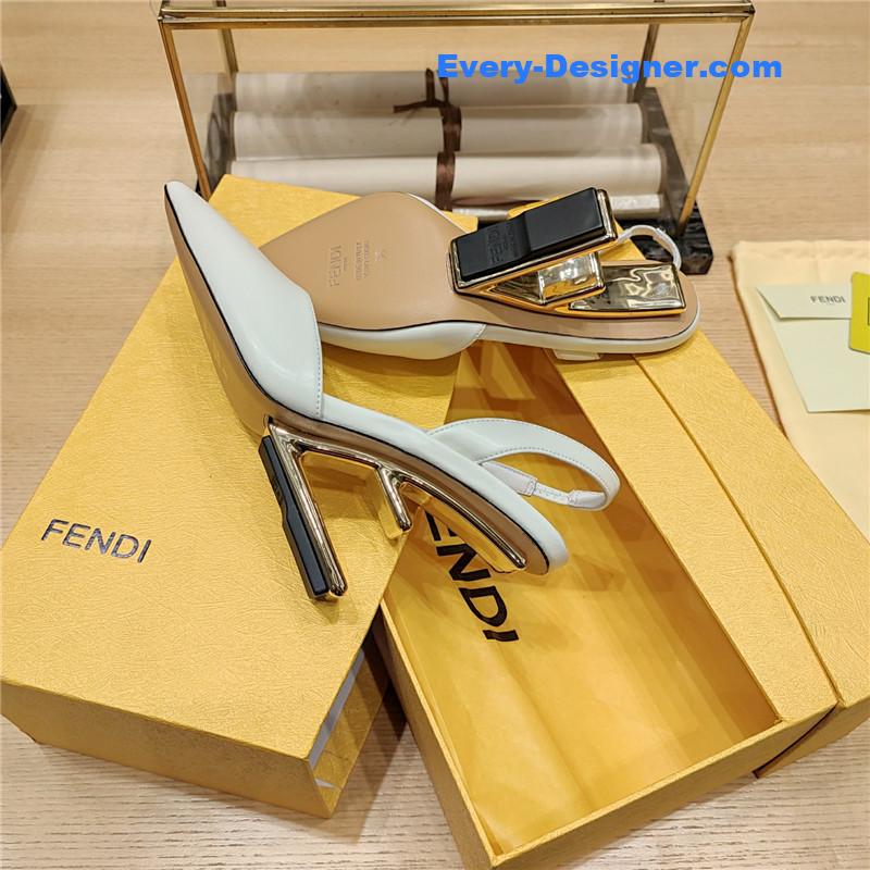 F**di strappy toe high heel sandals