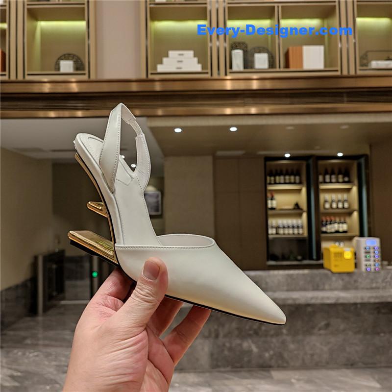 F**di strappy toe high heel sandals